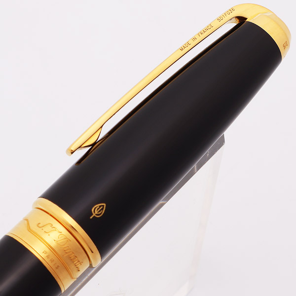 ST Dupont Olympio XL Oversize Fountain Pen - Black Chinese Lacquer